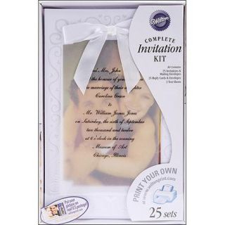Wilton Print Your Own Invitations Kit The Two Of Us