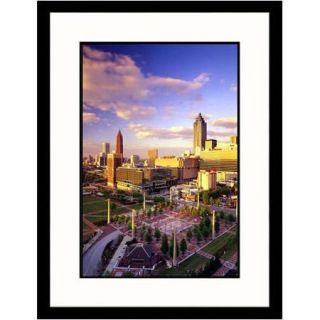 Great American Picture Cityscapes 'North Skyline from the CNN Center' by Walter Bibikow Framed Photographic Print