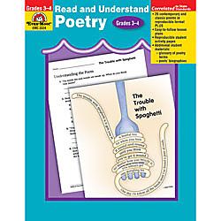 Evan Moor Read And Understand Poetry Grades 3 4