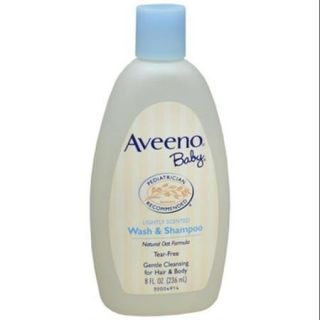 AVEENO Baby Wash and Shampoo 8 oz (Pack of 2)