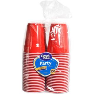 Great Value Party 18 Oz Cups, 100ct