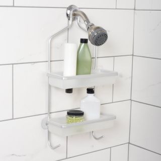 Zenna NeverRust Aluminum Frame Shower Caddy with Removable Plastic