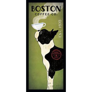 Buy Art For Less Boston Coffee Company by Ryan Fowler Framed Vintage