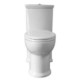 Magicflush 1.3 GPF Elongated Toilet 1 Piece by Whitehaus Collection