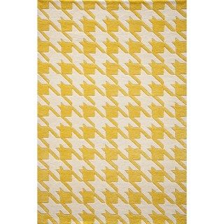 Momeni Delhi Collection Houndstooth Wool Area Rug   8x10’ D0072 29