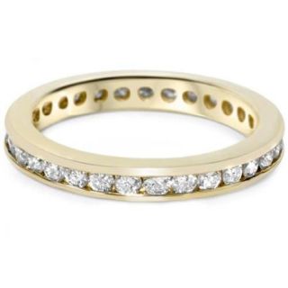 1ct Diamond Wedding Eternity Stackable 14K Ring New