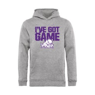 TCU Horned Frogs Youth Ash Got Game Pullover Hoodie