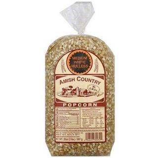 Amish Country Popcorn Medium White Popcorn, 32 oz (Pack of 8)