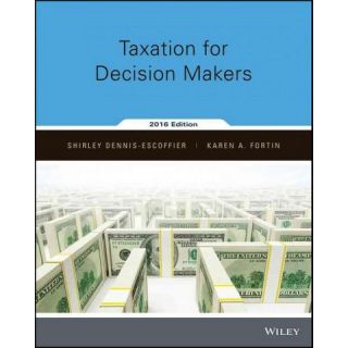Taxation For Decision Makers (Loose leaf)