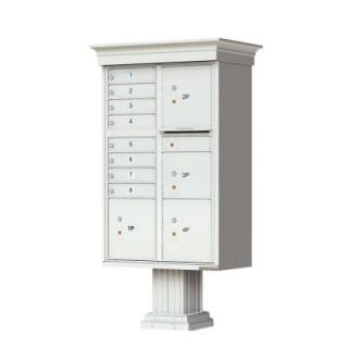 Florence 1570 Series 8 Mailboxes, 1 Outgoing, 4 Parcel Lockers, Vital Cluster Box Unit with Vogue Classic Accessories 1570 8T6VAF