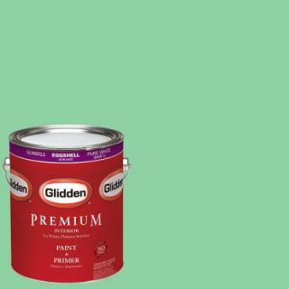 Glidden Premium 1 gal. #HDGG53U Pillow Mint Eggshell Latex Interior Paint with Primer HDGG53UP 01E