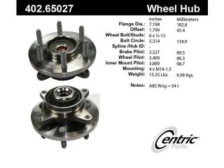 Centric (402.65028) Wheel Hub Assembly