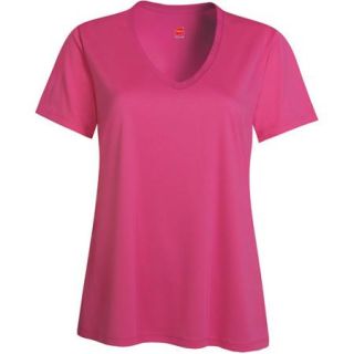 Hanes Women's Cool Dri Performance V neck T Shirt (50+ UPF Rating)