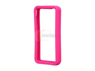 iLuv Pink Silicone Trim Case w/ Dual Films For iPhone 4 iCC700