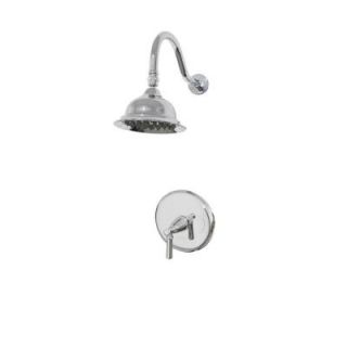 Belle Foret Artistry Pressure Balanced Single Handle 1 Spray Shower Faucet in Chrome CP WHRO697WH