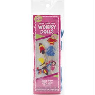 Worry Dolls Kit Makes 4 Cheerleader