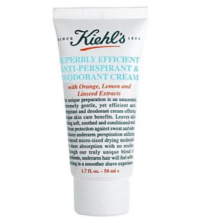 KIEHLS   Superbly Efficient anti–perspirant and deodorant cream 50ml