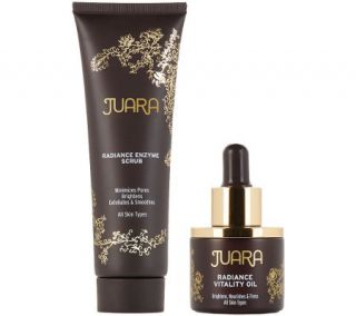 JUARA Radiance Enzyme Scrub & Radiance Vitality Oil —