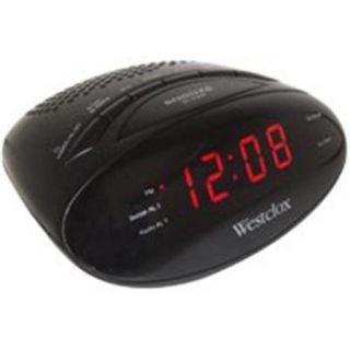 Westclox 80205 Digital AM & FM Clock Radio