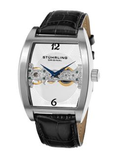 Mens Millennia Ravine Rectangular Watch by Stuhrling Original
