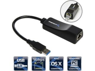 Sabrent USB 3.0 to 10/100/1000MBPS network adapter, model # NT 1000