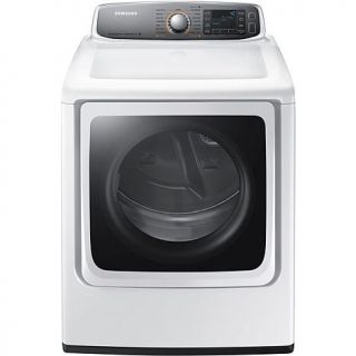 Samsung 9.5 cu. ft. Front Load Electric Dryer with Steam Drying Technology   White   7439425