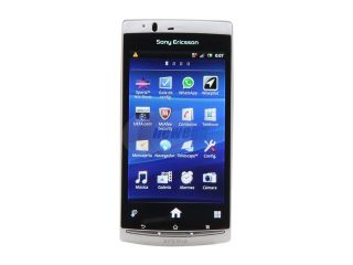 Sony Ericsson Xperia Arc S Silver 3G Unlocked GSM Android Smart Phone w/ Android OS v2.3 / 4.2" Touch Screen / 8.1MP Camera (LT18a)