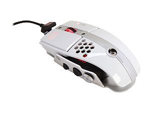 Tt eSPORTS Level 10 M MO LTM009DTJ Iron White 7 Buttons 1 x Wheel USB Wired Laser 8200 dpi Gaming Mouse