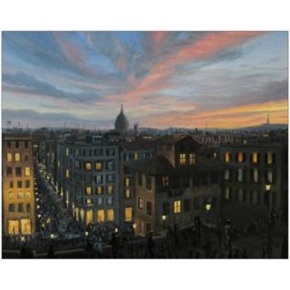 Rome in the Light of Sunset Art by Eazl