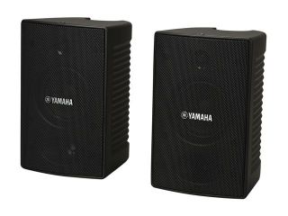 YAMAHA NSAW150B 2 CH Black All Weather Wide Frequency Response Outdoor Speakers Pair