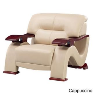Global Furniture Bonded Leather Chair Cappuccino