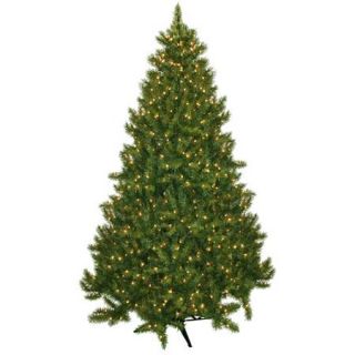 Pre Lit 7.5' Vermont Fir Artificial Christmas Tree, 700 Clear Lights