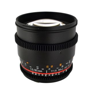Rokinon 85mm f/1.4 Aspherical Lens for Canon Bundle