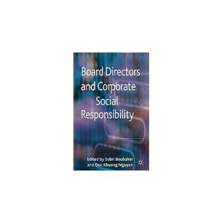 Board Directors and Corporate Social Res (Hardcover)