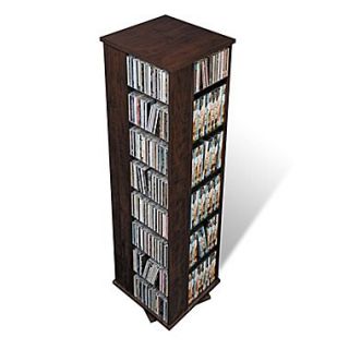Prepac™ Large 4 Sided Spinning Tower, Espresso