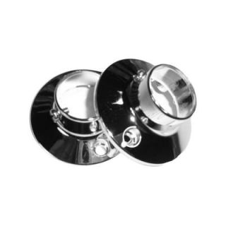 Barclay Products 3 in. Heavy Round Shower Rod Flanges in Polished Chrome 310 CP