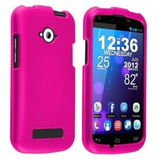 Insten Rose Pink New Design Hard Cover Premium Case Cover Accessory For BLU Tank 4.5 W110i