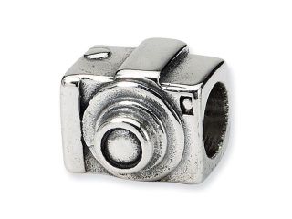 925 Sterling Silver 3/8” Camera Charm Jewelry Bead
