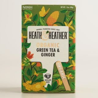 Heath and Heather Ginger Green Tea Set of 6