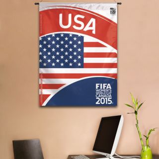 WinCraft USA 27 x 37 One Sided Vertical Banner