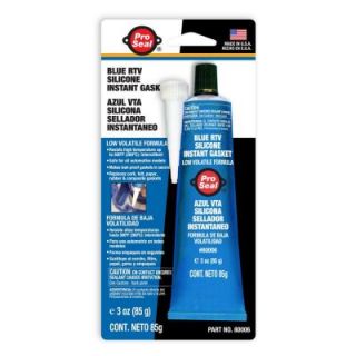 ProSeal 3 oz. Blue RTV Silicone Instant Gasket (12 Pack) 80006
