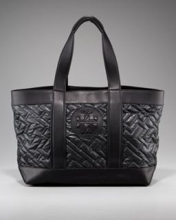 Tory Burch Quilted Tory Beach Tote