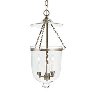 JVI Designs Jar 3 Light Outdoor Hanging Lantern; Pewter