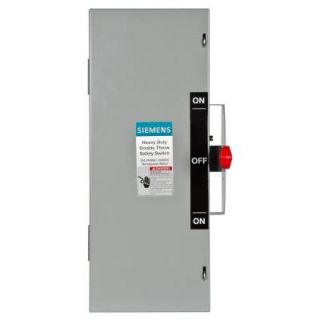 Siemens Double Throw 30 Amp 240 Volt 3 Pole Indoor Non Fusible Safety Switch DTNF321
