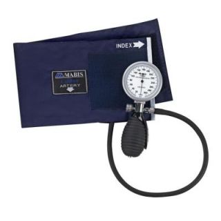 Signature Palm Aneroid Sphygmomanometers with Blue Nylon Cuff for Adult 01 155 011