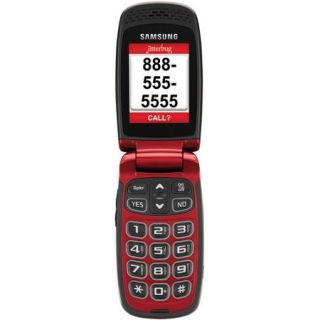 Jitterbug Plus No Contract Cell Phone, Red