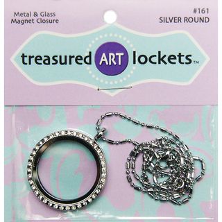 Jewelry Locket 1/PkgSilver Round   17274308   Shopping   Big