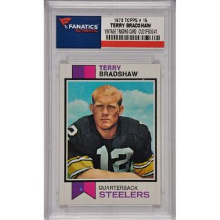 Terry Bradshaw Pittsburgh Steelers 1973 Topps #15 Card