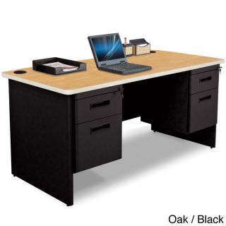 Marvel 60 inch Double Pedestal Steel Desk   10817567  