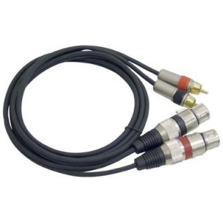 Pyle Professional Dual XLR to Dual RCA Cable DISCONTINUED PPRC X05